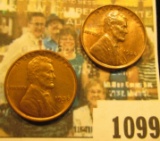 1099 _ Pair of 1936 D Lincoln Cents, Brilliant Red-Brown Uncirculated.