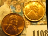 1108 _ Pair of 1934 P Lincoln Cents, both red-brown to Brilliant Red Uncirculated.