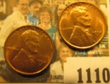 1110 _ Pair of 1934 D Lincoln Cents, Brilliant Red-Brown Uncirculated.
