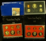 1137 _ 1980 S, 82 S, & 83 S U.S. Proof Sets. Original as issued.