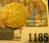 1185 _ Very interesting and scarce Miedeval Gold Piece of Muizz ad-Dunya wa ad-Din, Regnal Name 