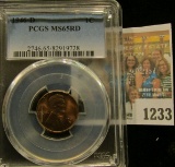 1233 _ 1946 D Lincoln Cent, PCGS slabbed MS65RD