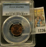 1236 _ 1947 D Lincoln Cent, PCGS slabbed MS65RD.