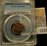 1237 _ 1947 D Lincoln Cent, PCGS slabbed MS65RD.