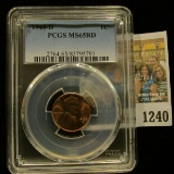 1240 _ 1948 D Lincoln Cent, PCGS slabbed MS65RD.