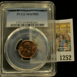 1252 _ 1951 D Lincoln Cent, PCGS slabbed MS65RD.
