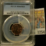 1254 _ 1956 D Lincoln Cent, PCGS slabbed MS65RD.