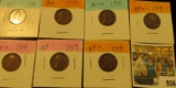 936 _ (7) 1919 P Lincoln Cents, all grading EF-AU. Nice Chocolate browns.