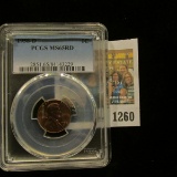 1260 _ 1958 D Lincoln Cent, PCGS slabbed MS65RD.