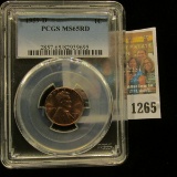 1265 _ 1959 D Lincoln Cent, PCGS slabbed MS65RD.