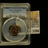 1266 _ 1960 P Large Date Lincoln Cent, PCGS slabbed MS65RD.