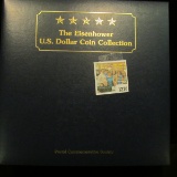 1270 _ The Eisenhower U.S. Dollar Coin Collection, by Postal Commemorative Society, all stamped, pos