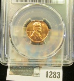 1283 _ 1963 P Lincoln Cent, PCGS slabbed MS65RD.