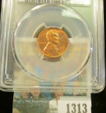1313 _ 1954 P Lincoln Cent, PCGS slabbed MS65RD.