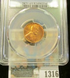 1316 _ 1954 S Lincoln Cent, PCGS slabbed MS65RD.