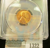 1322 _ 1955 S Lincoln Cent, PCGS slabbed MS65RD.