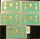1325 _ 1994S, 95S, 96S, 97S, & 98S U.S. Proof Sets. All original as issued.