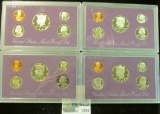 1334 _ 1988 S, 89 S, 90 S, & 91 S U.S. Proof Sets. All original as issued.
