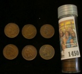 1450 _ (42) Old Indian Head Cents, no culls, many have Full Liberty. Good to VF+.