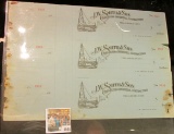 1501 _ Unissued Sheet of Five attached Checks from the 1910 era Oil Boom in Oklahoma. 