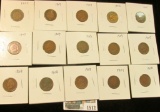 1512 _ (2) 1901, 02, 03, (2) 05, (5) 07, (3) 08, & 09 Carded and ready to sell Indian Head Cents. (1