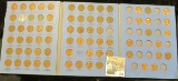 1526 _ 1941-74 Nearly Complete Set of Lincoln Head Cents in a blue Whitman folder. Grades up to BU.