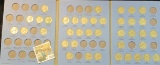 1533 _ 1939-61 D Partial Set of Jefferson Nickels in a blue Whitman folder.