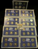 1579 _ 1999 S to 2007 S Complete set of Proof United States Quarter in original Proof Set boxes.