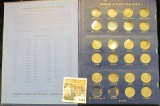 1580 _ 1913 D varietey One to 1938 D Partial Set of Buffalo Nickels in a Deluxe Whitman album. It wi