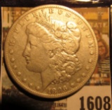 1608 _ 1896 S U.S. Morgan Silver Dollar.