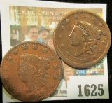 1625 _ 1828 & 1838 U.S. Large Cents.