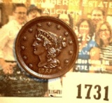 1731 _ 1855 U.S. Half Cent, graded at the time of his purchase as 