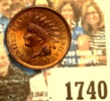 1740 _ 1901 Indian Head Cent, Brilliant Red Uncirculated.