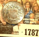 1787 _ 1869 U.S. Shield Nickel, Brilliant Uncirculated