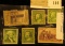 Package of six old U.S.A. mint condition stamps.