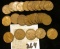 Lot of (25) U.S. Wheat Cents, mostly from the 1940's.