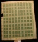 (ERROR) 1922 German Reich Empire 100 thousand overprint 400 mark million stamp sheet issued during t