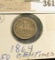 1864A France Silver 50 centimes.