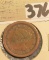 1854 U.S. Large Cent with rare counterstamp 