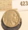 1923 S Buffalo Nickel, Fine, scarce Semi-key date.