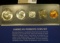 1964 American Patriots Coin Set Cent to Silver Half-Dollar in a Snaptight case, all BU, and from the