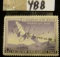 1950 Two  Dollar Federal Migratory Waterfowl Stamp, signed. RW17 stored in a three-ring binder.