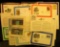 (13) 1970 era Stamped First Day Covers with literature; Ryukyu Islands #140-42, & 158 Stamps. All Mi
