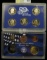 2003 S U.S. Proof Set, Original as issued. A nice attractive set with all coins exhibiting Cameo Fro