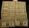 Series 1935A, C, D, E, G, (5) 1957, (4) 57A & (8) B U.S. One Dollar Silver Certificates. (20 pcs.)