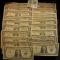 Series 1935A, D, E, (8) 1957, (3) 57A & (6) B U.S. One Dollar Silver Certificates. (20 pcs.)