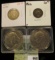 1978 P & D Eisenhower Dollars in Snaptight cases; 1905 S Barber Quarter (scarce date); & 1866 U.S. S
