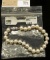 New Pearl Bracelet with 14K Gold Clasp. 6.5-7mm Pearls. Retail $160.00.