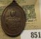 Unattributed Thailand Bronze Medal depicting President.