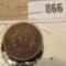 1886 Liberty Nickel, Good, slightly porous, reddish toning. Very scarce Key date with a CDN Bid of $